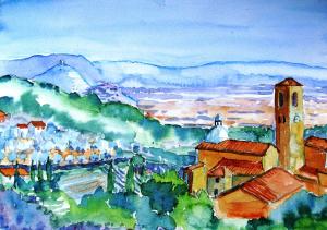   ART VACATION in TUSCANY  with Artist TRUDI DOYLE 